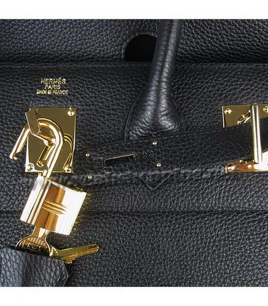 Hermes Birkin 42cm Black Togo Leather Golden Metal-7