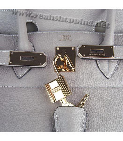 Hermes Birkin 42cm Grey Togo Leather Golden Metal-6