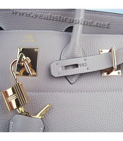 Hermes Birkin 42cm Grey Togo Leather Golden Metal-7