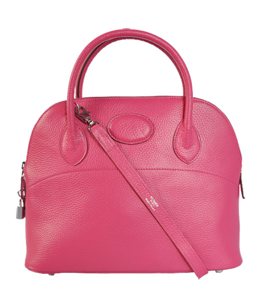Hermes Bolide 31cm Togo Leather Small Tote Bag in Fuchsia