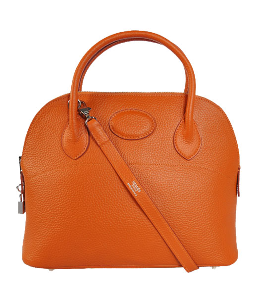 Hermes Bolide 31cm Togo Leather Small Tote Bag in Orange