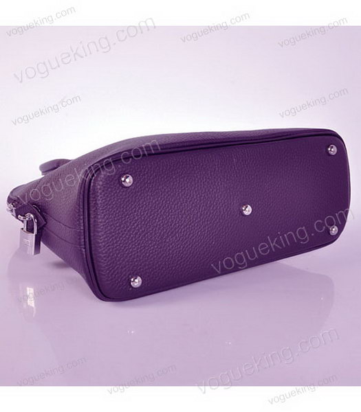 Hermes Bolide 31cm Togo Leather Small Tote Bag in Purple-3