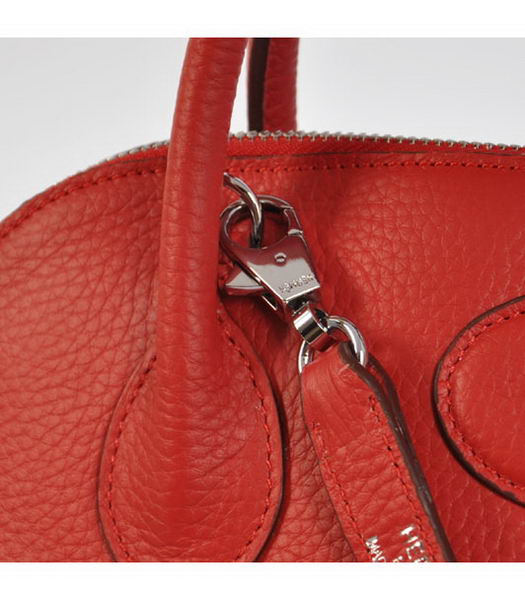 Hermes Bolide 31cm Togo Leather Small Tote Bag in Red-5