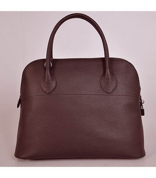 Hermes Bolide 37cm Togo Leather Tote Bag in Dark Coffee-3