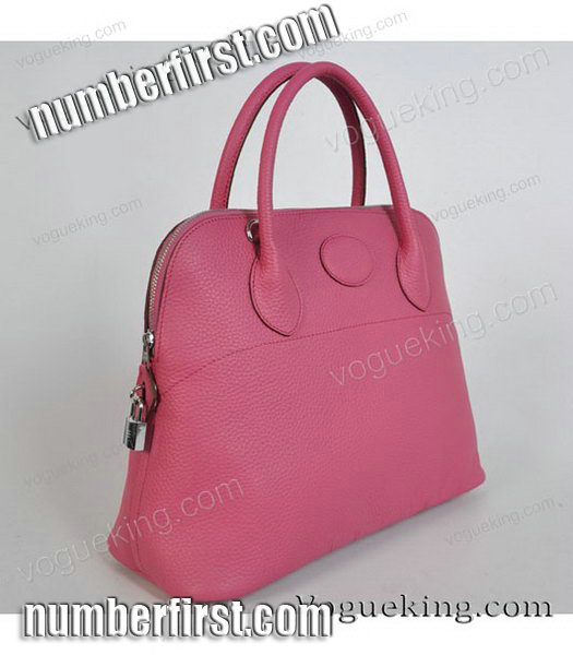 Hermes Bolide 37cm Togo Leather Tote Bag in Fuchsia-2