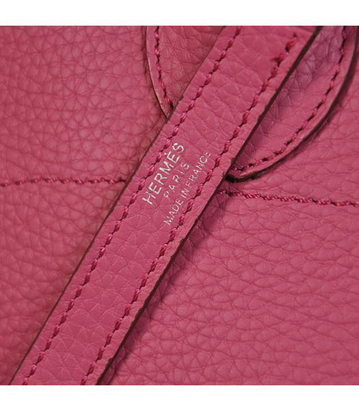 Hermes Bolide 37cm Togo Leather Tote Bag in Fuchsia-6