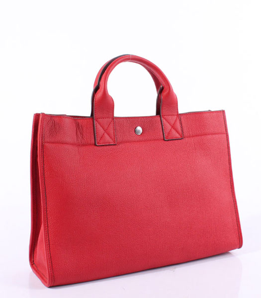 Hermes Cabag Weekender Bag Red Cowhide Leather-1
