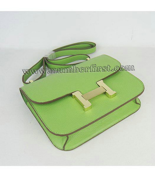 Hermes Constance Bag Gold Lock Green Togo Leather-3