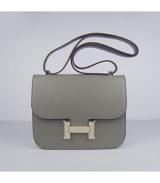 Hermes Constance Bag Gold Lock Khaki Togo Leather Bag