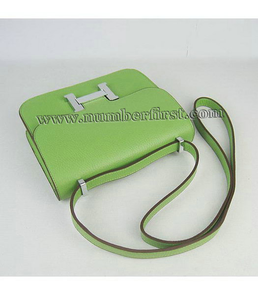 Hermes Constance Bag Silver Lock Green Togo Leather-4