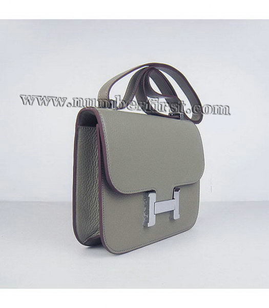 Hermes Constance Bag Silver Lock Khaki Togo Leather Bag-1