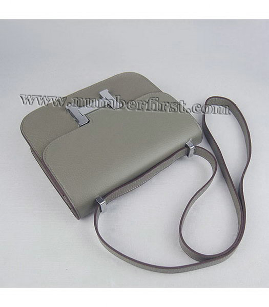 Hermes Constance Bag Silver Lock Khaki Togo Leather Bag-4