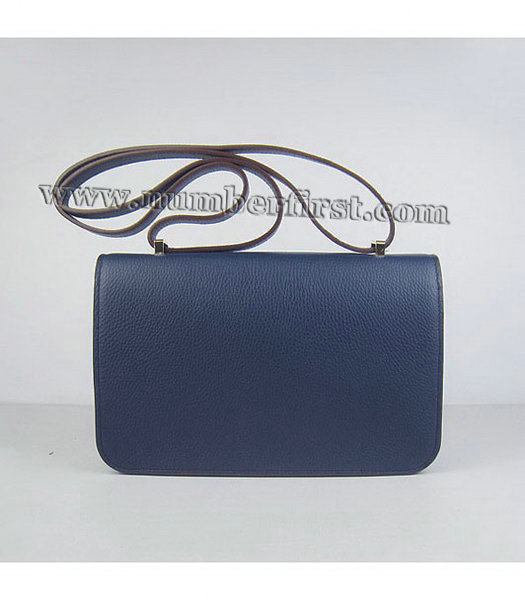 Hermes Constance Gold Lock Dark Blue Blue Togo Leather Bag-2