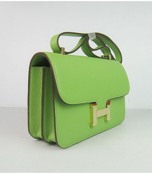 Hermes Constance Gold Lock Green Togo Leather Bag-1