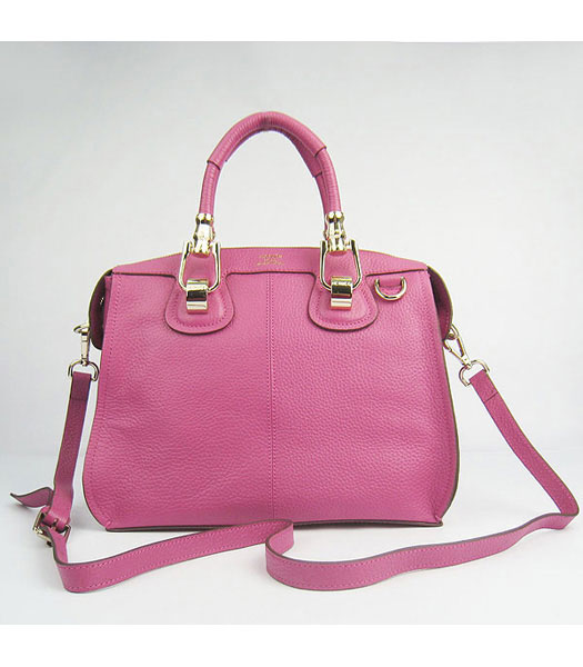 Hermes Double-duty Togo Leather Small Bag Peach