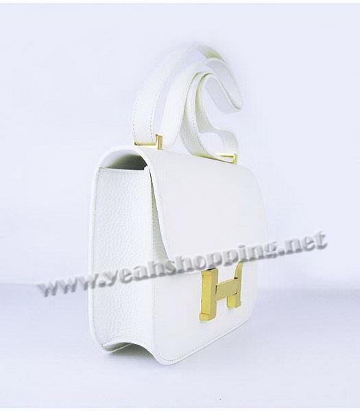 Hermes Golden Lock Messenger Bag Middle Offwhite-1