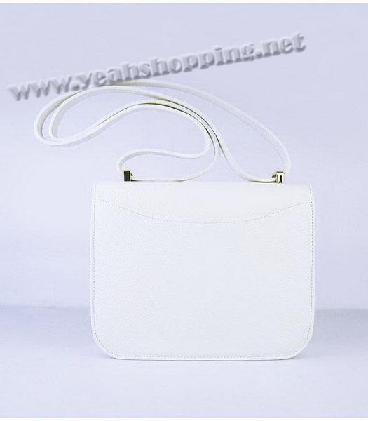 Hermes Golden Lock Messenger Bag Middle Offwhite-2