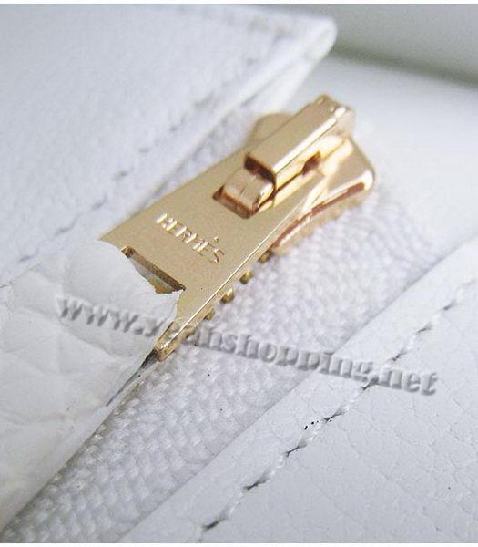 Hermes Golden Lock Messenger Bag Middle Offwhite-4