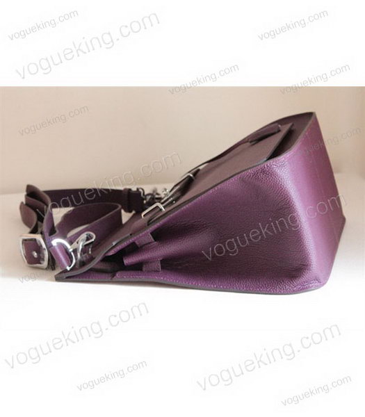 Hermes Jypsiere 34cm Messenger Bag in Purple Bovine Jugular Veins-3