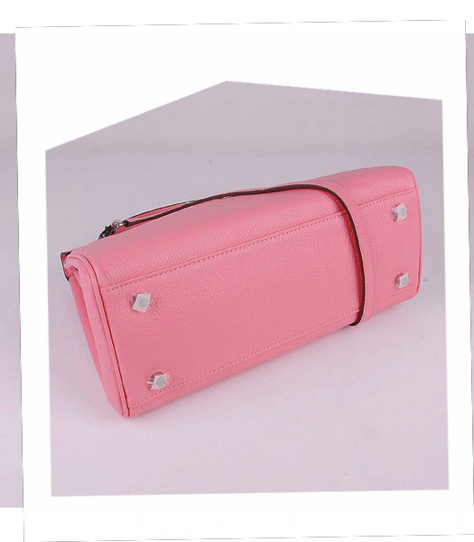 Hermes Kelly 32cm Sakura Pink Togo Leather Bag with Silver Metal-3
