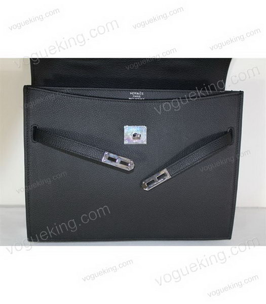 Hermes Kelly 34cm Bag in Black Leather-6