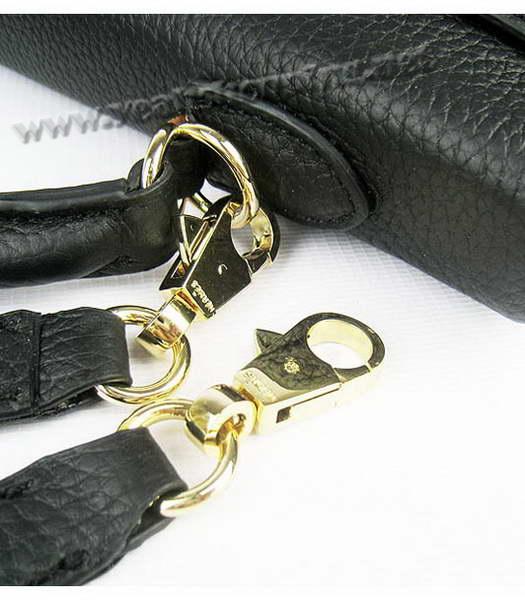 Hermes Kelly 35cm Black Togo Leather Bag Golden Metal-7