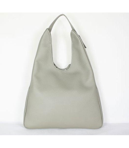 Hermes Massai Shoulder Bag Grey Togo Leather