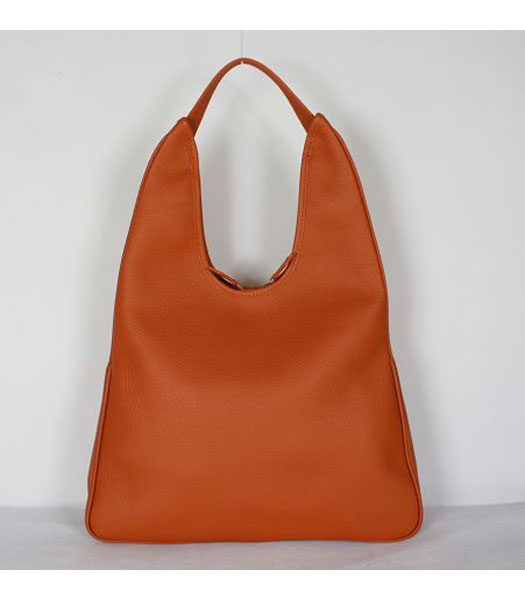 Hermes Massai Shoulder Bag Orange Togo Leather