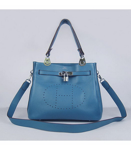 Hermes Mini So Kelly Bag Medium Blue Togo Leather