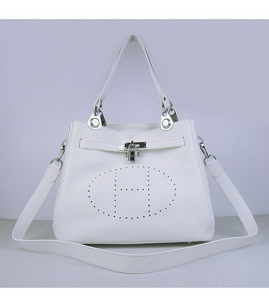 Hermes Mini So Kelly Bag White Togo Leather