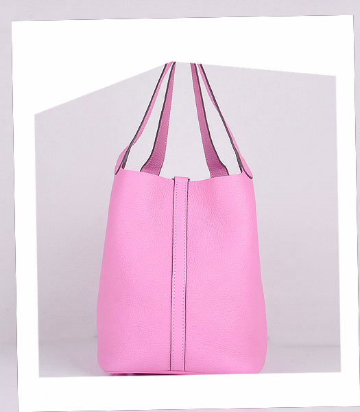 Hermes Picotin Lock MM Basket Bag With Sakura Pink Leather-1