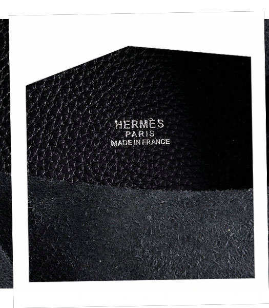 Hermes Picotin Lock PM Basket Bag With Black Leather-6