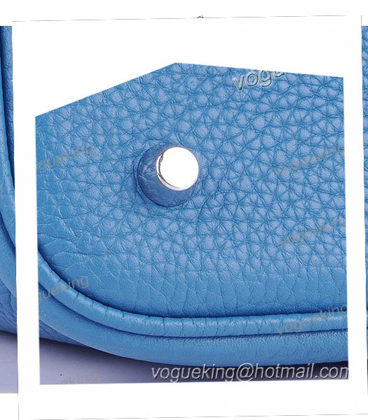 Hermes Picotin Lock PM Basket Bag With Middle Blue Leather-4