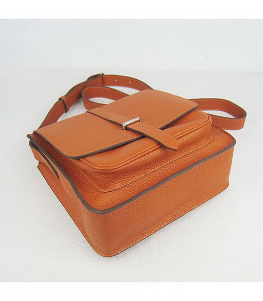 Hermes Steve Togo Leather Messenger Bag Orange-2