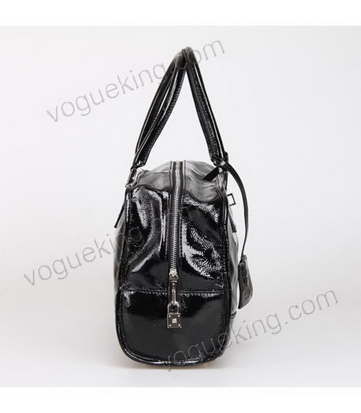Loewe Amazona Bag Black Patent Leather-2
