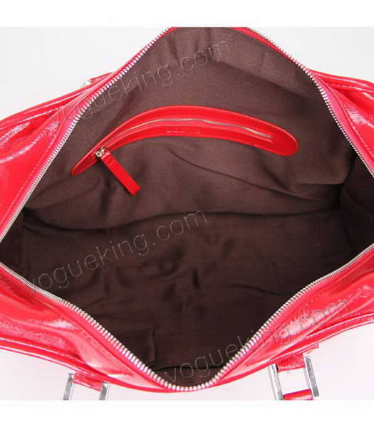 Loewe Amazona Bag Red Patent Leather-2