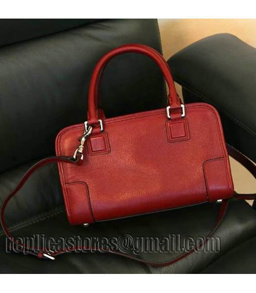 Loewe Amazona Small Tote Bag Red Leather-1