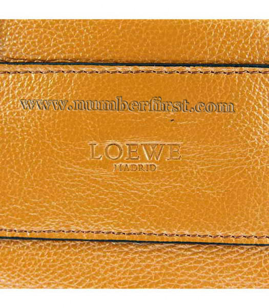 Loewe Bowling Bag in Light Coffee Leather-3