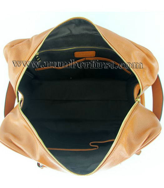 Loewe Bowling Bag in Light Coffee Leather-5