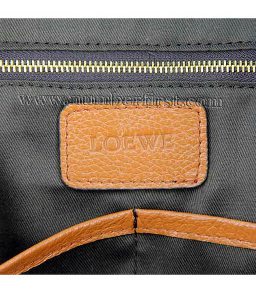 Loewe Bowling Bag in Light Coffee Leather-6