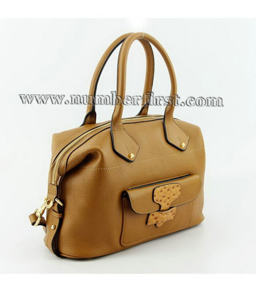 Loewe Genuine Leather fashion Shoulder bag in Light Coffee-1