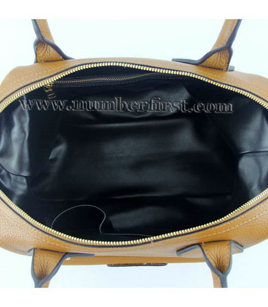Loewe Genuine Leather fashion Shoulder bag in Light Coffee-6
