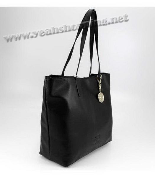 Loewe Soft Leather Tote Bag Black-1