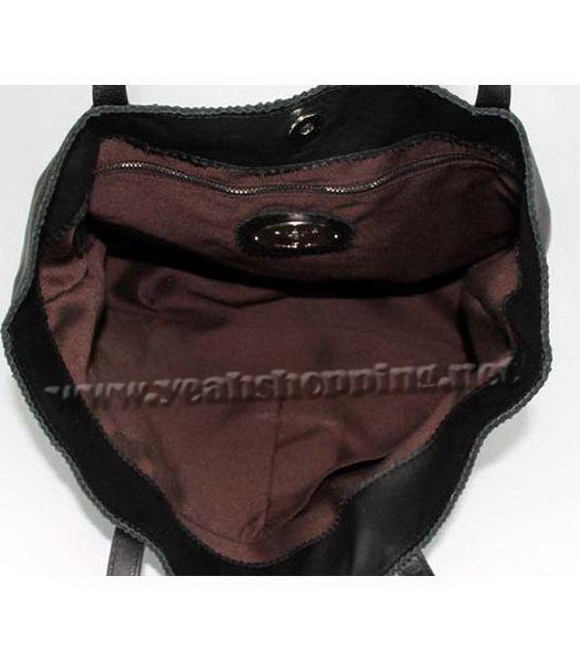 Loewe Soft Leather Tote Bag Black-4