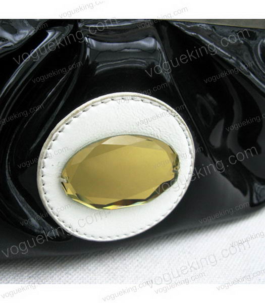 Marni Black Patent Leather Messenger Bag-6