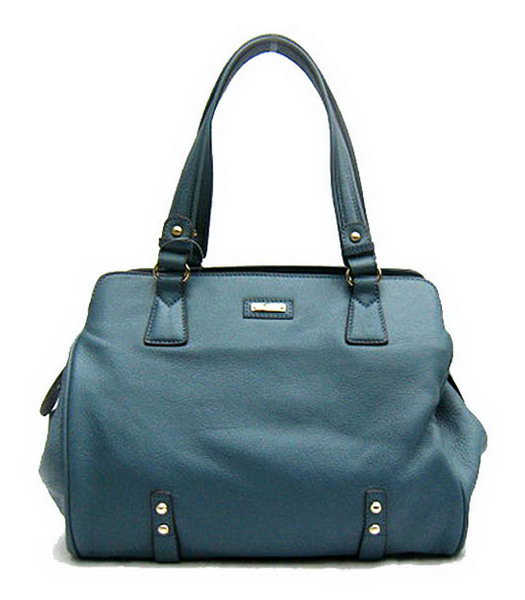 Marni Light Blue Cowhide Leather Shoulder Handbag