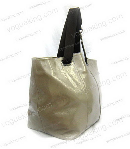 Marni Oversized Grey Leather Tote Bag-2