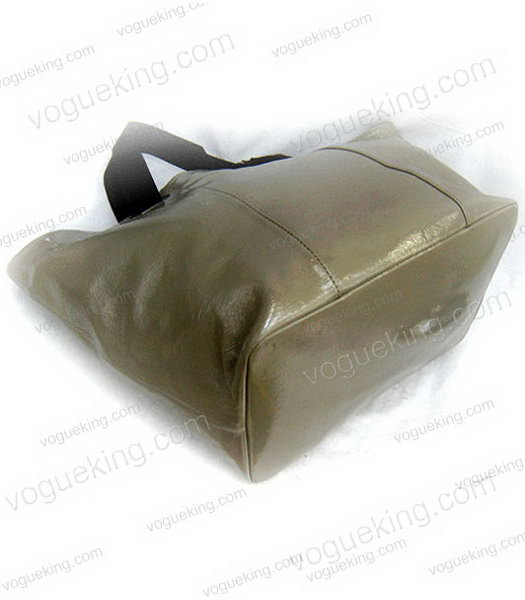 Marni Oversized Grey Leather Tote Bag-3