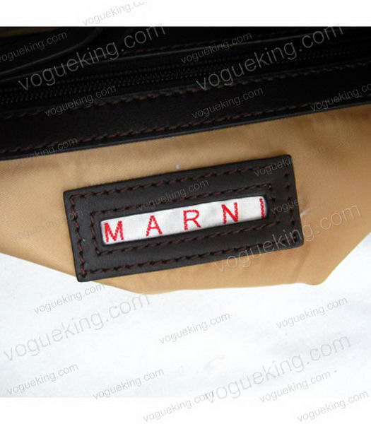 Marni Oversized Grey Leather Tote Bag-5