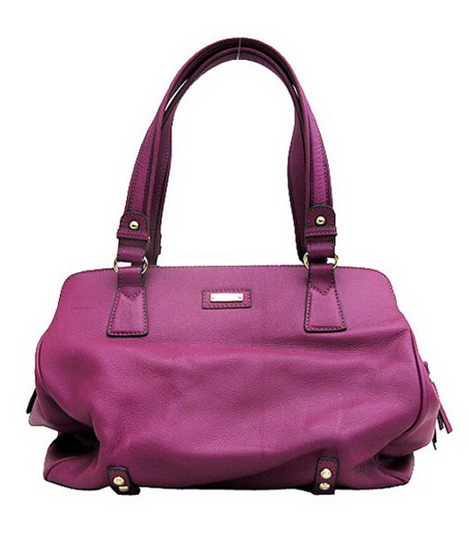 Marni Purple Cowhide Leather Shoulder Handbag